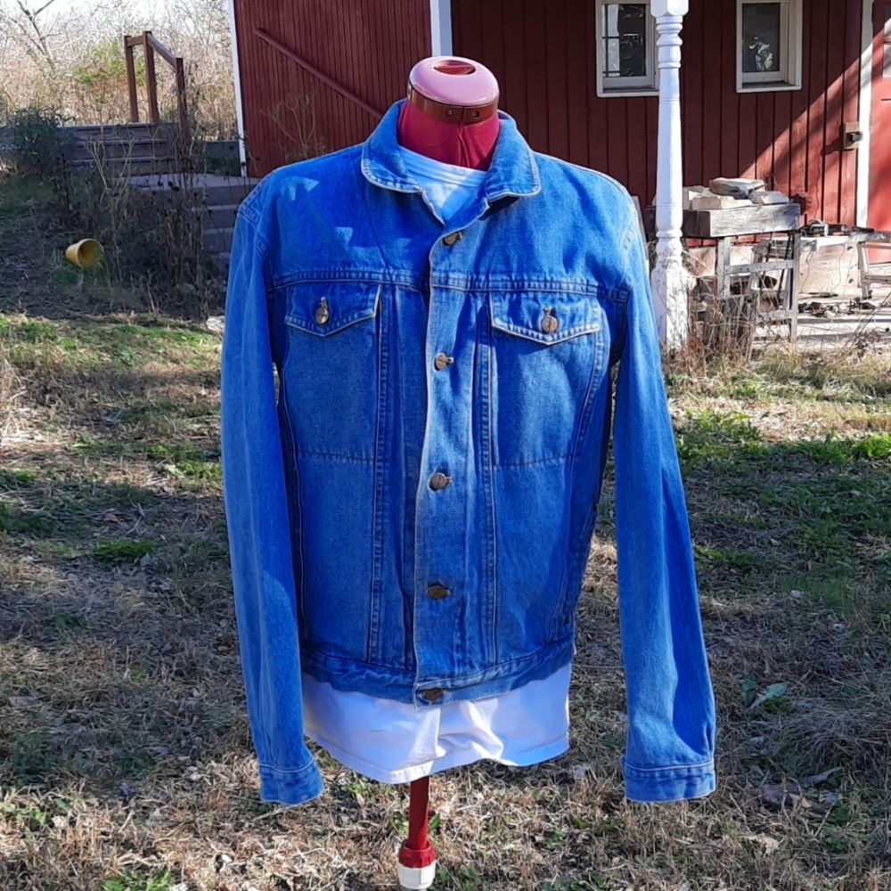 Vintage Jean Jacket Katana Size Large